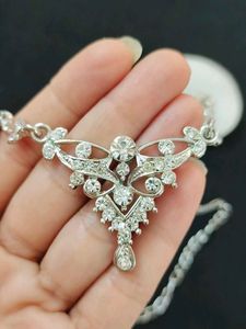 Elegant silver diamond Jewelry Set