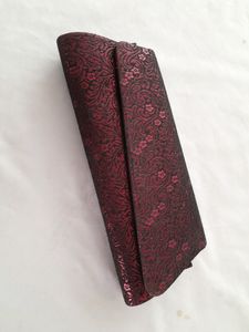 Burgundy Textured Fancy Wallet (women's)