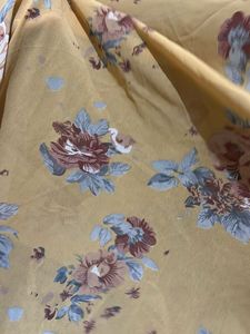 Yellow Printed Georgette
