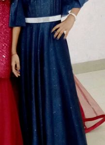Elegant Navy Blue Dress