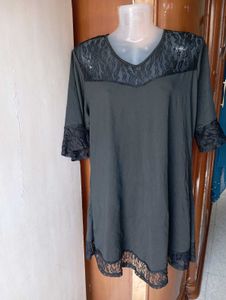 Elegant Black Lace Top