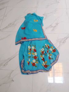 Elegant Embroidered Saree