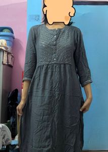 Elegant Black Kurta