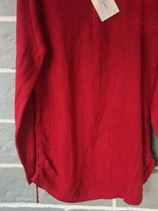 Red Turtleneck Sweater with Tags