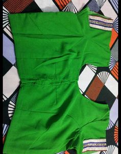 Embroidered Green Saree