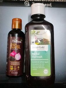 Mukti Gold Herbal Hair Wash& Phillauri Hairoil