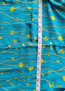 Vintage Floral Button-Down Top