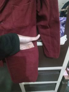 kids maroon coat