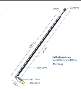 Telescopic/Whip  Antenna for Radio Receiver