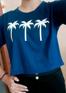 Set Of 4 Crop Tshirt For Women