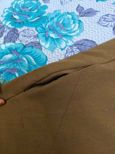 Korean Brown one piece Dress