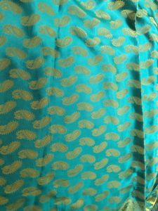 Elegant Green Paisley Saree