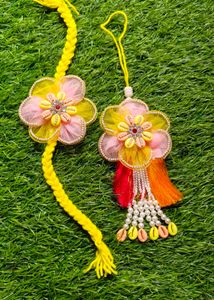 Floral Rakhi Set