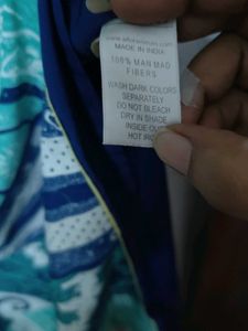 W Abstract Printed Kurta Size 8
