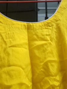 Embroidered Yellow Top