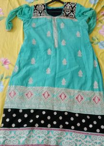 Pakastani Suit,Work Both Side Back N Front