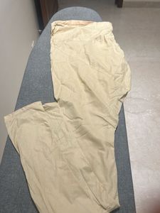 Cotton Flawless Plain Cream Chudidadar