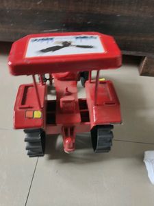 Red Tractor Trolley Pull Away Toy | Farmtrac Tractor with Trolley Toy Replica Toy Vehicle Model for 2 3 Year Old and Above Kids, Pack of 1, Blue