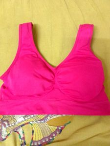 Pink sports Bra