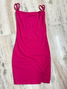 Mini Bodycon Dress Strappy Sleeves