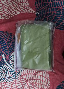 Elegant Green Saree with Gold Border