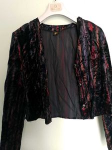 women velevet jacket.