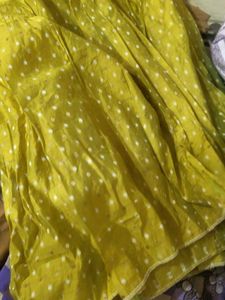 Yellow Polka Dot Skirt