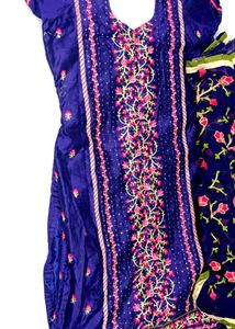Embellished Navy Blue Patiala Suit❤️