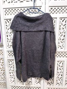 🎀Cozy Grey Knit Sweater B