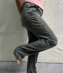 Aesthetic Y2k vintage Gray Wash Jeans