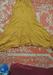 Mustard Sleeveless Top &amp; Pants Set