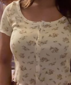 Floral Print Crop Top