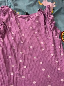 Purple Long Sleeve Top