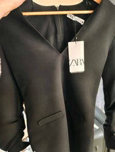 Zara Black Blazer Dress