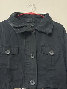 Black Cropped Jacket