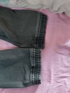 Stylish Grey Denim Joggers