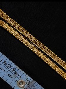 Gold Color Anklets - Simple And Elegant