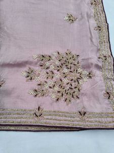 Lavender Heavy Saree
