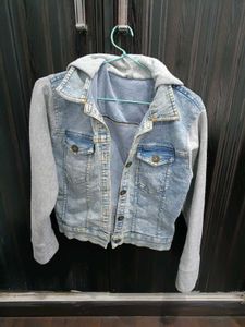 Hooded Denim Jacket