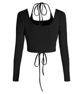 Stylish Black Crop Top