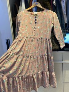 Floral Print Tiered Dress