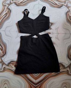 3 Black&amp; red Cutout Mini hot Dress💕