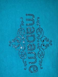 Madame Teal Embellished Tee - Size L