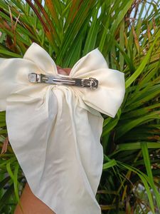 Elegant White Bow