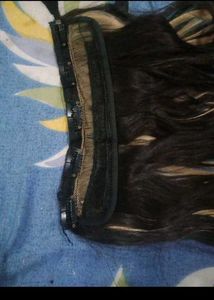 Hair Extension with Highlights