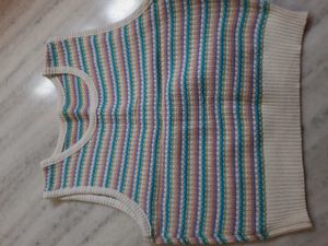 WOOL KNITTED TOP