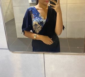 Deep V Neck Top Women