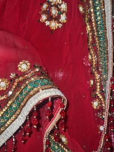 Red BRIDAL (DULHAN) Dupatta