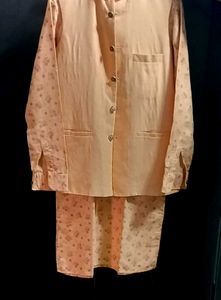 PEACH 3 PIECE KURTA SET