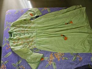 Green Embroidered Tunic